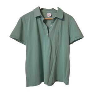 Daily Sports Sz XXL Women’s Green Golf Pickle Ball Tennis Polo Shirt